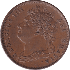 1825 FARTHING ( EF ) - Farthing - Cambridgeshire Coins