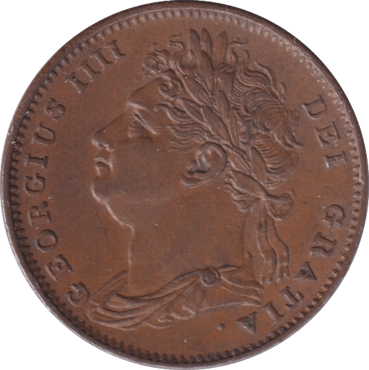 1825 FARTHING ( EF ) - Farthing - Cambridgeshire Coins