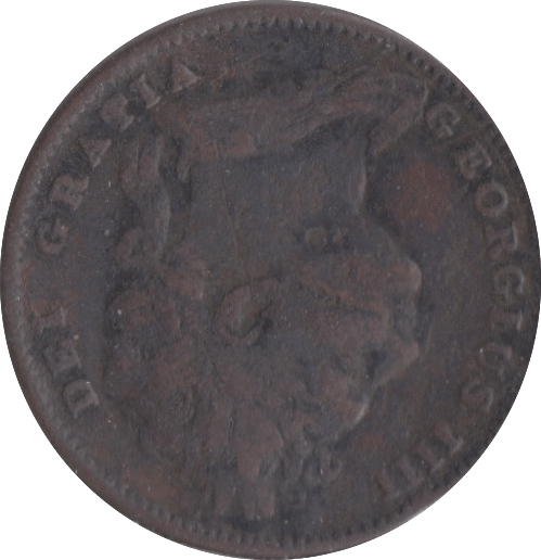 1825 FARTHING ( F ) - Farthing - Cambridgeshire Coins