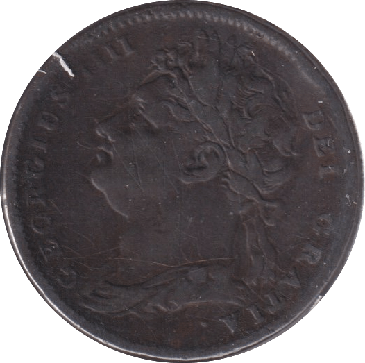 1825 FARTHING ( FINE ) - Farthing - Cambridgeshire Coins