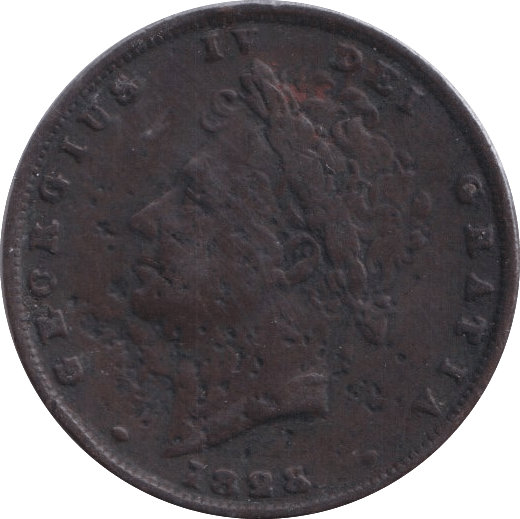 1825 FARTHING ( FINE ) - Farthing - Cambridgeshire Coins