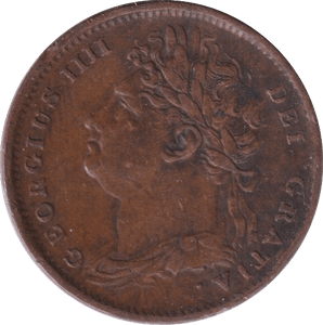 1825 FARTHING ( GF ) - Farthing - Cambridgeshire Coins