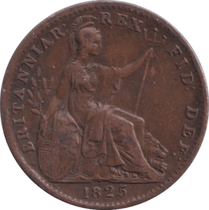 1825 FARTHING ( GF ) - Farthing - Cambridgeshire Coins