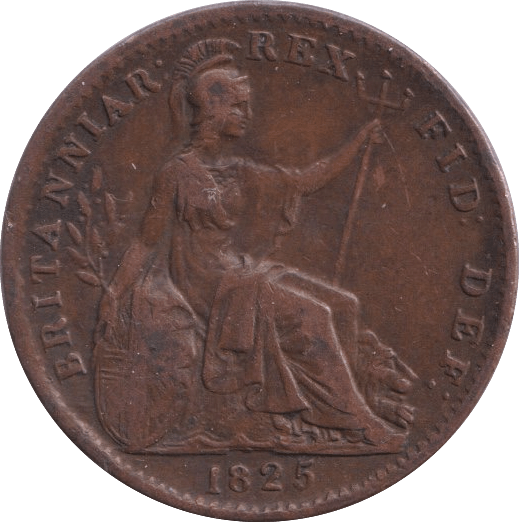 1825 FARTHING ( GF ) - Farthing - Cambridgeshire Coins