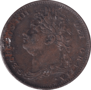 1825 FARTHING ( VF ) - Farthing - Cambridgeshire Coins