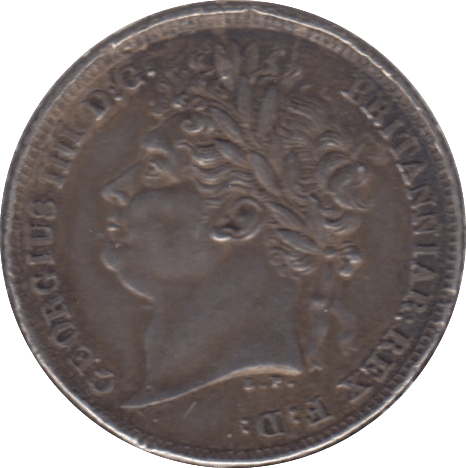 1825 SIXPENCE ( EF ) - Sixpence - Cambridgeshire Coins