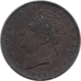 1826 FARTHING ( AEF ) - Cambridgeshire Coins