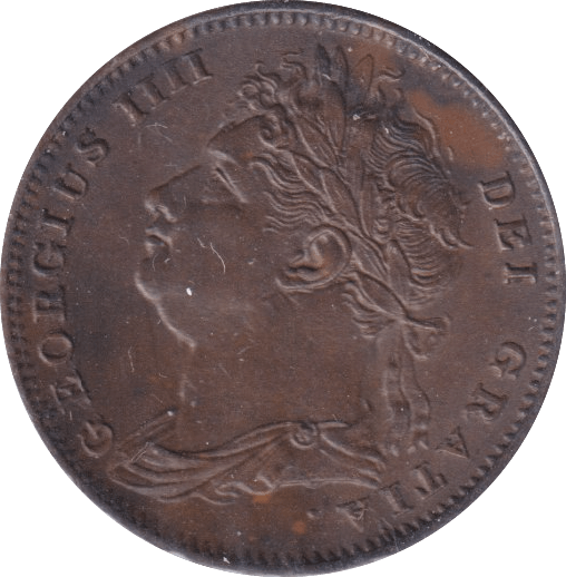 1826 FARTHING ( AUNC ) - Farthing - Cambridgeshire Coins