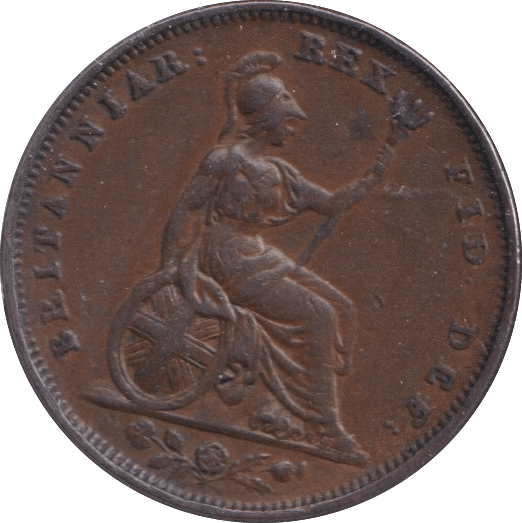 1826 FARTHING ( EF ) - Farthing - Cambridgeshire Coins