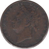 1826 FARTHING ( FINE ) - Cambridgeshire Coins