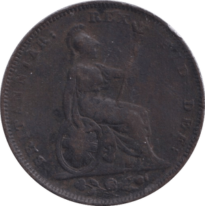 1826 FARTHING ( FINE ) - Farthing - Cambridgeshire Coins