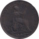 1826 FARTHING ( FINE ) - Farthing - Cambridgeshire Coins