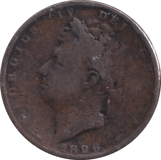 1826 FARTHING ( FINE ) - Farthing - Cambridgeshire Coins