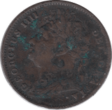 1826 FARTHING ( FINE ) - Farthing - Cambridgeshire Coins