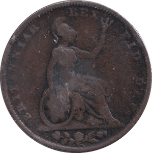 1826 FARTHING ( FINE ) - Farthing - Cambridgeshire Coins