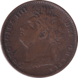 1826 FARTHING ( FINE ) - Farthing - Cambridgeshire Coins