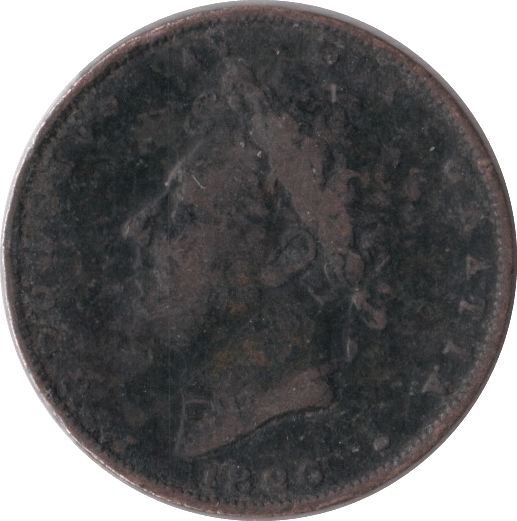 1826 FARTHING ( FINE ) - Farthing - Cambridgeshire Coins