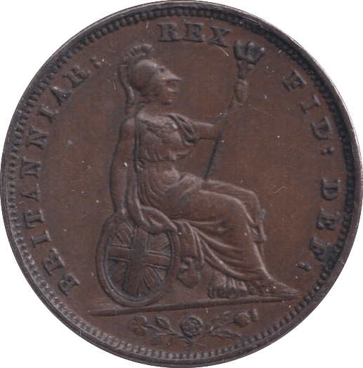 1826 FARTHING ( GVF ) - Farthing - Cambridgeshire Coins