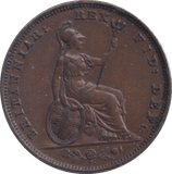 1826 FARTHING ( GVF ) - Farthing - Cambridgeshire Coins