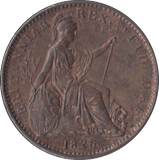 1826 FARTHING ( UNC ) - Farthing - Cambridgeshire Coins