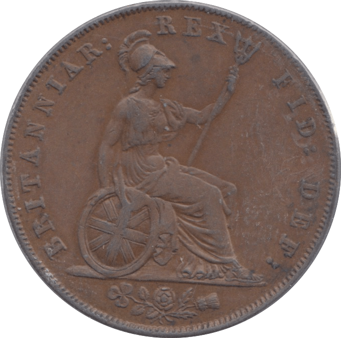 1826 HALFPENNY ( GVF ) 2 - Halfpenny - Cambridgeshire Coins