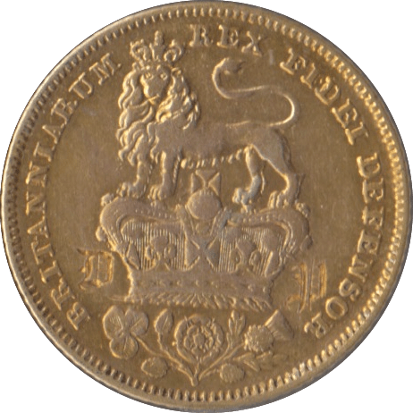 1826 SIXPENCE ( GVF ) GOLD GILT - Sixpence - Cambridgeshire Coins