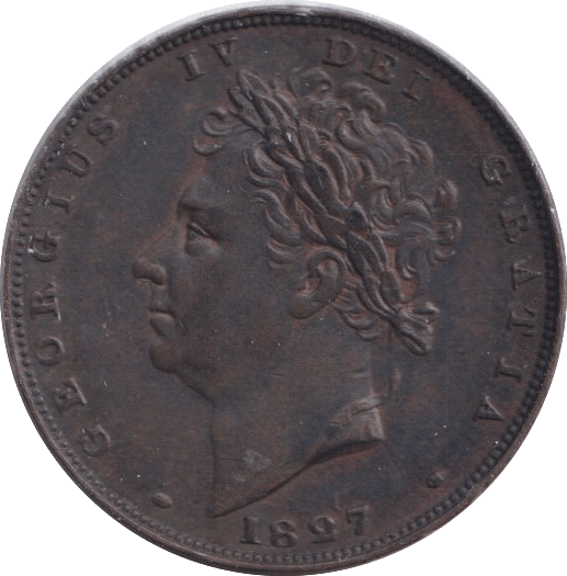 1827 FARTHING ( EF ) - Farthing - Cambridgeshire Coins