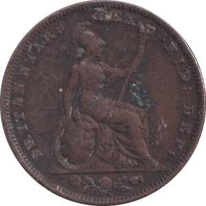 1827 FARTHING ( FINE ) - Farthing - Cambridgeshire Coins