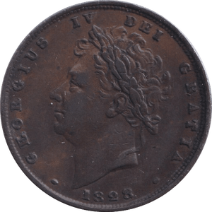 1828 FARTHING ( EF ) - Farthing - Cambridgeshire Coins