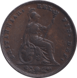 1828 FARTHING ( EF ) - Farthing - Cambridgeshire Coins