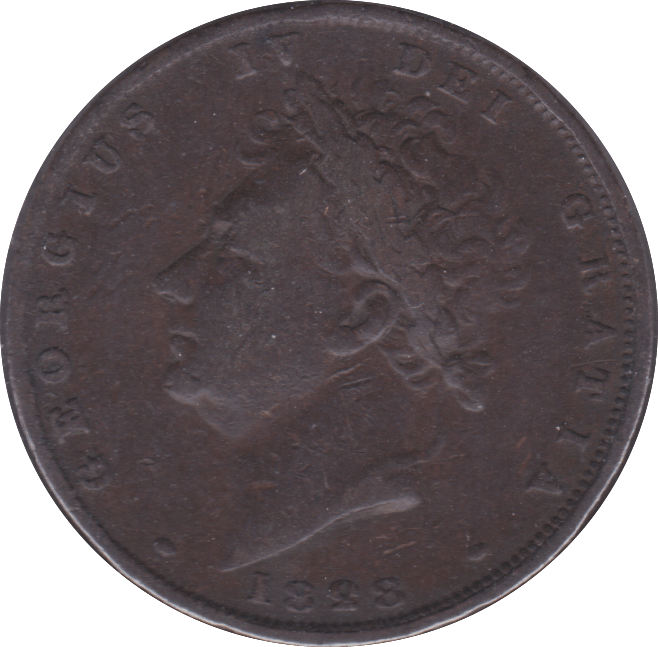 1828 FARTHING ( GF ) B - Farthing - Cambridgeshire Coins