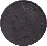 1828 FARTHING ( GF ) - Farthing - Cambridgeshire Coins