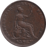 1828 FARTHING ( GVF ) - Farthing - Cambridgeshire Coins