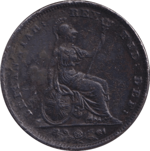 1828 FARTHING ( GVF ) - Farthing - Cambridgeshire Coins