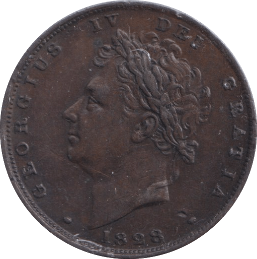 1828 FARTHING ( GVF ) - Farthing - Cambridgeshire Coins