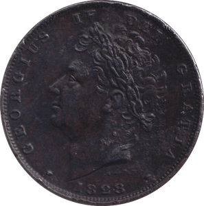 1828 FARTHING ( GVF ) - Farthing - Cambridgeshire Coins