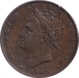 1828 FARTHING ( GVF ) - Farthing - Cambridgeshire Coins