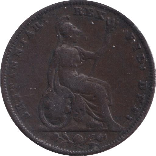 1829 FARTHING ( GF ) - Farthing - Cambridgeshire Coins