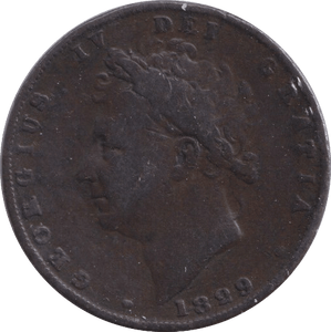 1829 FARTHING ( GF ) - Farthing - Cambridgeshire Coins