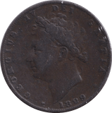 1829 FARTHING ( GF ) - Farthing - Cambridgeshire Coins