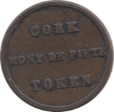 1830 CORK FARTHING TOKEN - OTHER TOKENS - Cambridgeshire Coins