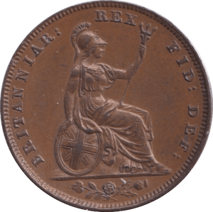 1831 FARTHING ( AUNC ) - Farthing - Cambridgeshire Coins