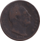 1831 FARTHING ( FAIR ) - Farthing - Cambridgeshire Coins