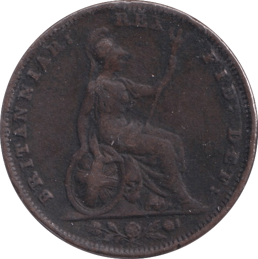 1831 FARTHING ( FINE ) - Farthing - Cambridgeshire Coins