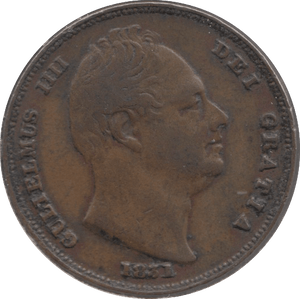 1831 FARTHING ( GF ) 1 - Farthing - Cambridgeshire Coins