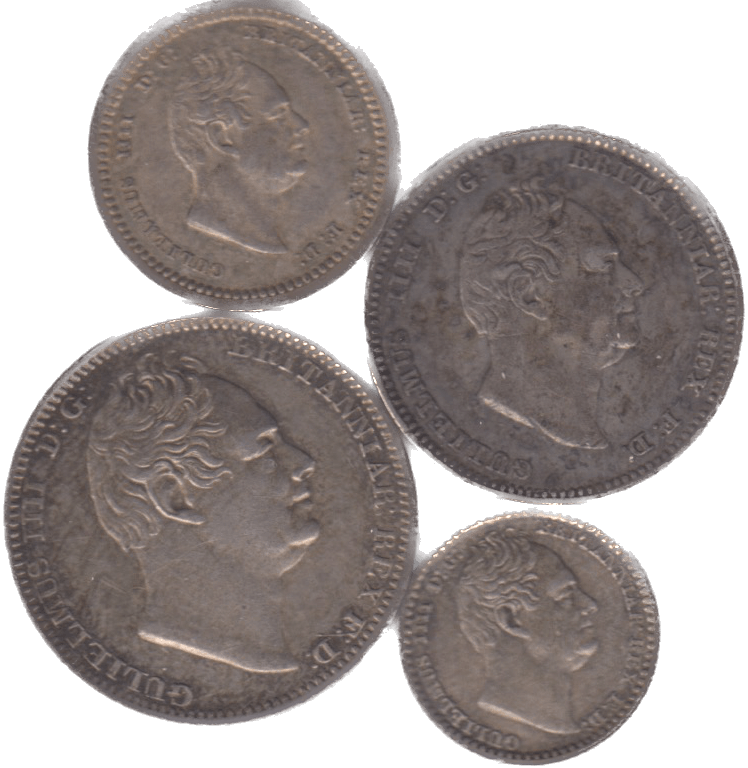 1831 MAUNDY SET WILLIAM IV - Maundy Set - Cambridgeshire Coins