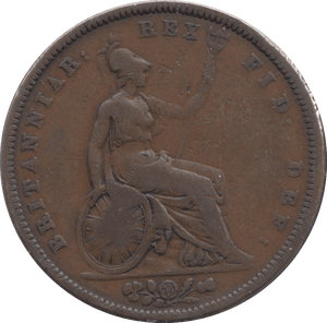 1831 PENNY ( FINE ) - Penny - Cambridgeshire Coins