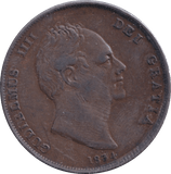 1831 PENNY ( GVF ) - Penny - Cambridgeshire Coins