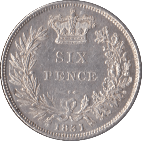 1831 SIXPENCE ( AUNC ) - sixpence - Cambridgeshire Coins