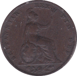 1834 FARTHING ( F ) C - Farthing - Cambridgeshire Coins